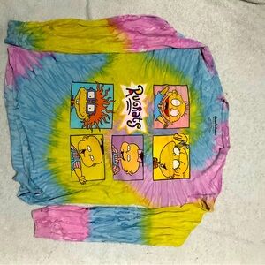 Nickelodeon Rugrats tie-dye long sleeved t-shirt, Large.